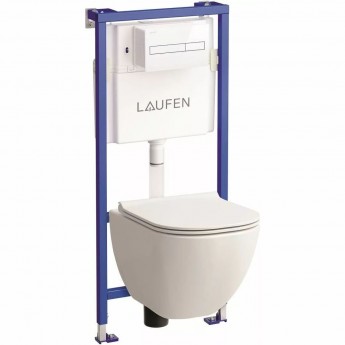 Комплект LAUFEN PACK PRO унитаз с микролифтом + система инсталляции с кнопкой смыва Комплект LAUFEN PACK PRO унитаз с микролифтом + система инсталляции с кнопкой смыва