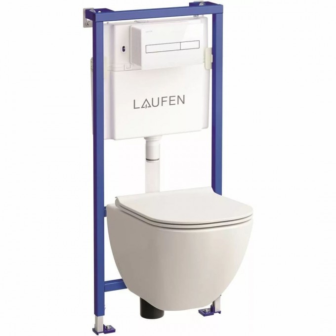 Комплект LAUFEN PACK PRO унитаз с микролифтом + система инсталляции с кнопкой смыва 6.2071.2.000.000.3 Комплект LAUFEN PACK PRO унитаз с микролифтом + система инсталляции с кнопкой смыва 6.2071.2.000.000.3