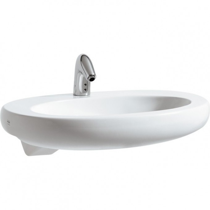 Раковина полувстраиваемая LAUFEN IL BAGNO ALESSI ONE 75x52 8.1897.2.400.104.1 Раковина полувстраиваемая LAUFEN IL BAGNO ALESSI ONE 75x52 8.1897.2.400.104.1