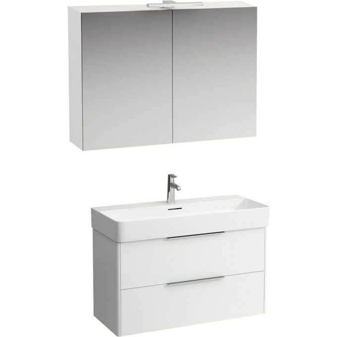 Шкафчик LAUFEN BASE 930 x 390 x 530 мм для раковины 810287, с 2 ящиками, белый глянцевый 4.0241.2.110.261.1 Шкафчик LAUFEN BASE 930 x 390 x 530 мм для раковины 810287, с 2 ящиками, белый глянцевый 4.0241.2.110.261.1