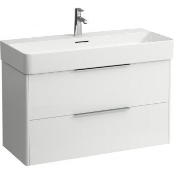 Шкафчик LAUFEN BASE 930 x 390 x 530 мм для раковины 810287, с 2 ящиками, белый матовый Шкафчик LAUFEN BASE 930 x 390 x 530 мм для раковины 810287, с 2 ящиками, белый матовый