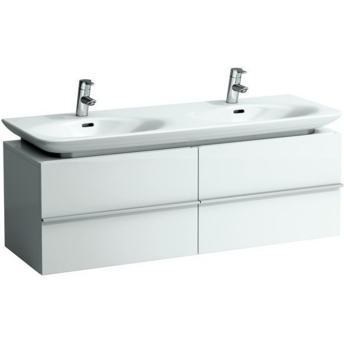 Тумба для раковины LAUFEN CASE FOR PALACE 1290*460*380 мм, 2 выдвижных ящика, белый глянцевый 4.0133.1.075.475.1 Тумба для раковины LAUFEN CASE FOR PALACE 1290*460*380 мм, 2 выдвижных ящика, белый глянцевый 4.0133.1.075.475.1