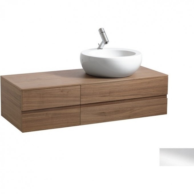 Тумба LAUFEN IL BAGNO ALESSI ONE для раковины 1897.1, 4 ящика, белый 4.2412.2.097.631.1 Тумба LAUFEN IL BAGNO ALESSI ONE для раковины 1897.1, 4 ящика, белый 4.2412.2.097.631.1