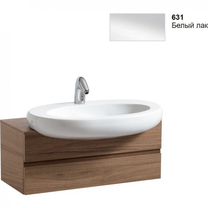 Тумба LAUFEN IL BAGNO ALESSI ONE под раковину 1397.2, белый 4.2405.3.097.631.1 Тумба LAUFEN IL BAGNO ALESSI ONE под раковину 1397.2, белый 4.2405.3.097.631.1