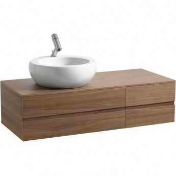 Тумба LAUFEN IL BAGNO ALESSI ONE под раковину 1897.1, натуральный шпон Тумба LAUFEN IL BAGNO ALESSI ONE под раковину 1897.1, натуральный шпон