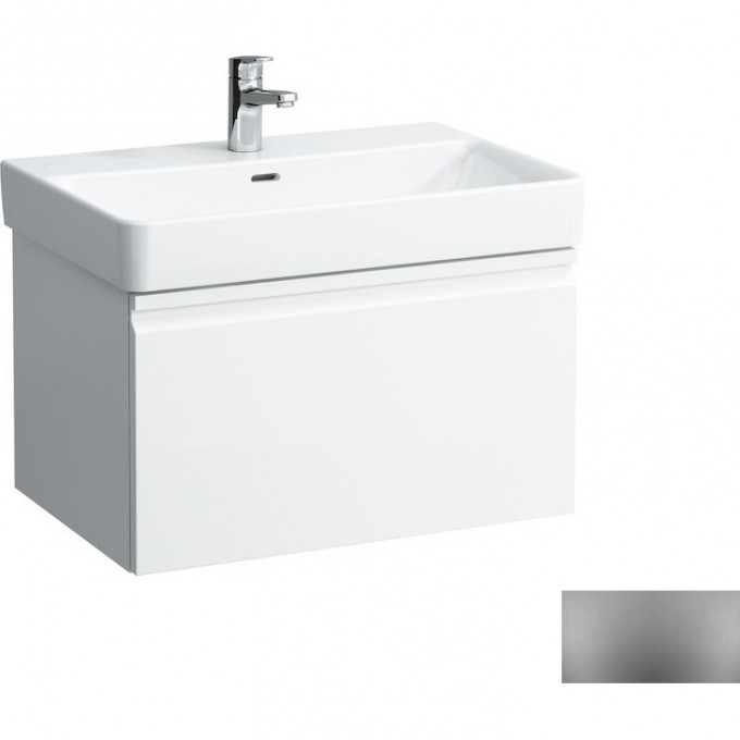 Тумба под раковину LAUFEN PRO S, 1 ящик и дополнительный отсек, цвет графит 4.8345.2.096.480.1 Тумба под раковину LAUFEN PRO S, 1 ящик и дополнительный отсек, цвет графит 4.8345.2.096.480.1