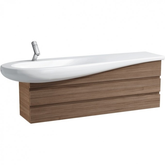 Тумба с раковиной LAUFEN IL BAGNO ALESSI ONE цвет орех 2436.0.097.630.1+1497.1 Тумба с раковиной LAUFEN IL BAGNO ALESSI ONE цвет орех 2436.0.097.630.1+1497.1
