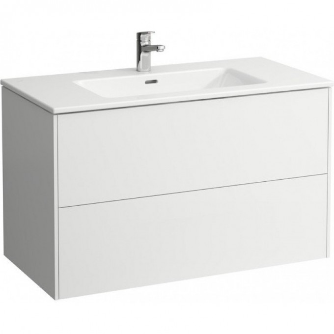 Тумба с раковиной LAUFEN PRO S 100x50 белый глянец 8.6496.2.261.104.1 Тумба с раковиной LAUFEN PRO S 100x50 белый глянец 8.6496.2.261.104.1