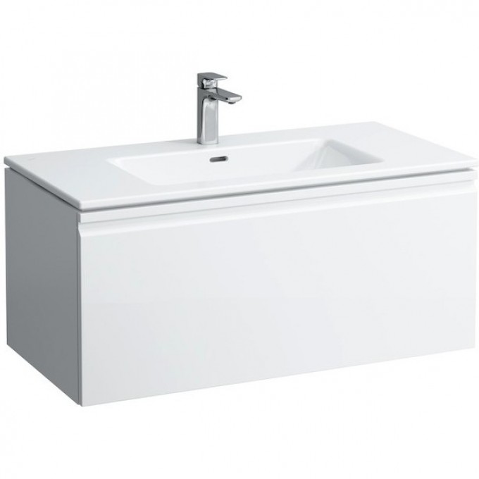 Тумба с раковиной LAUFEN PRO S 100x50 белый матовый 8.6096.6.463.104.1 Тумба с раковиной LAUFEN PRO S 100x50 белый матовый 8.6096.6.463.104.1