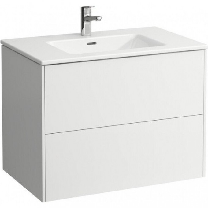Тумба с раковиной LAUFEN PRO S 80x50 белый глянец 8.6496.1.260.104.1 Тумба с раковиной LAUFEN PRO S 80x50 белый глянец 8.6496.1.260.104.1