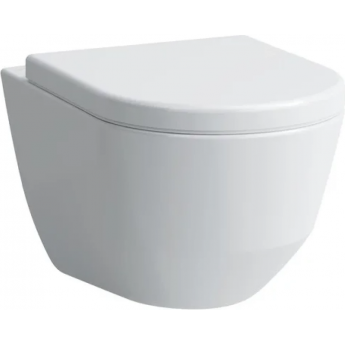 Унитаз подвесной LAUFEN PRO 6.2096.6.395.000.1 безободковый, с сиденьем микролифт, белый Унитаз подвесной LAUFEN PRO 6.2096.6.395.000.1 безободковый, с сиденьем микролифт, белый